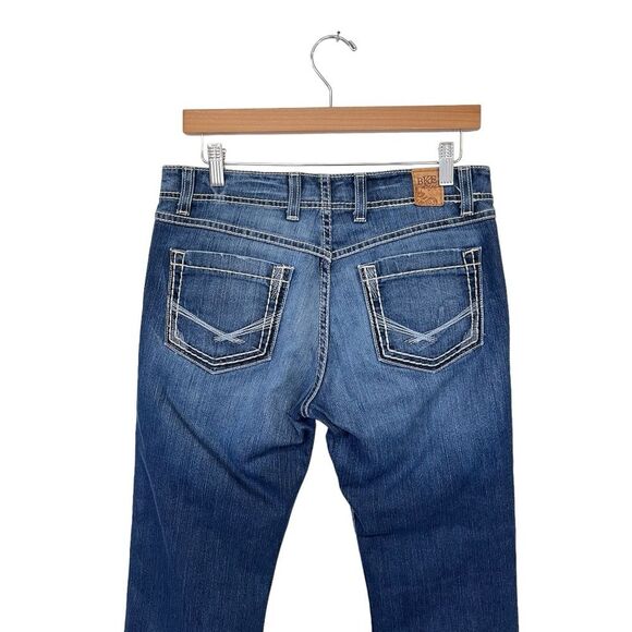 BKE Buckle | Britni Stretch Cowgirl Rodeo Western Midrise Denim Jeans 29 - Picture 4 of 9